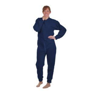 Grenouillère Adulte Eco JC/MC - Taille 1 (36/38), 50% Coton 50% Polyester, Manches Courtes