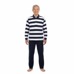 Grenouillère salon homme polo rayé