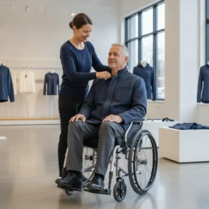 Vêtement adapté fauteuil roulant adulte, guide 2026 - vetement adapte fauteuil roulant adulte